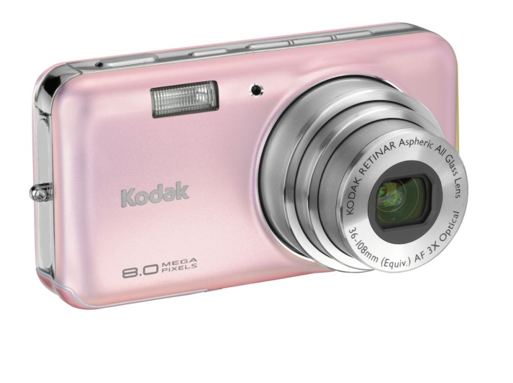 Kodak - KOD 1507771 EASYSHARE V803 DIGITAL CAMERA PINK, 8MP, 3X OPTICAL