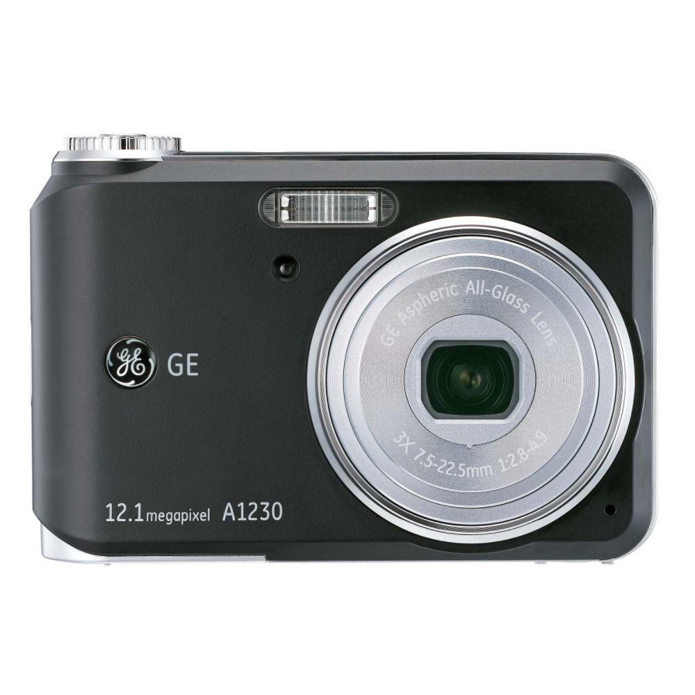 GE A1230 12.1MP Digital Camera - Black