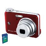 GE A1030 10.1MP Digital Camera - Red