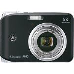 GE 9.1 Megapixel 5X Optical Zoom Digital Camera - Black