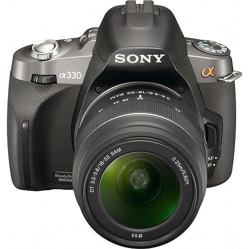 Buy Sony Alpha 10.2 Megapixel 18-55mm Zoom Lens Digital SLR Camera - Black
