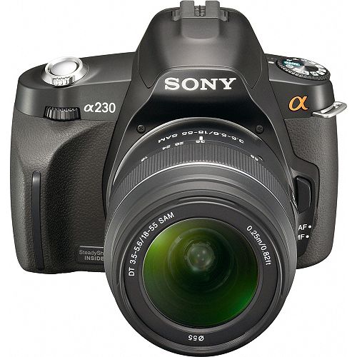 Buy Sony Alpha 10.2 Megapixel 18-55mm Zoom Lens Digital SLR Camera - Black
