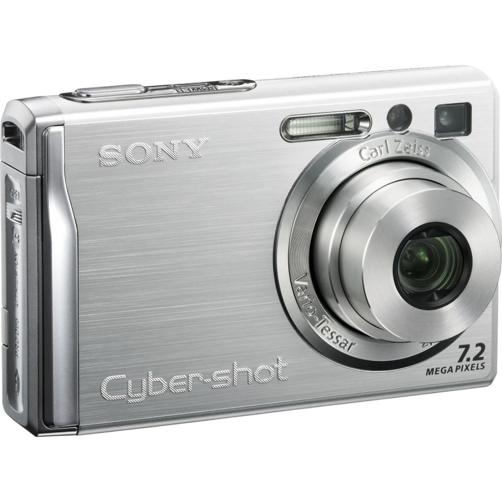 Sony - Cybershot 7.2MP Digital Camera, Silver