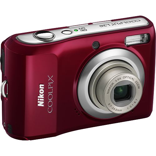 Buy Nikon Coolpix 10.0 Megapixel 3.6X Optical Zoom Digital Camera - Red