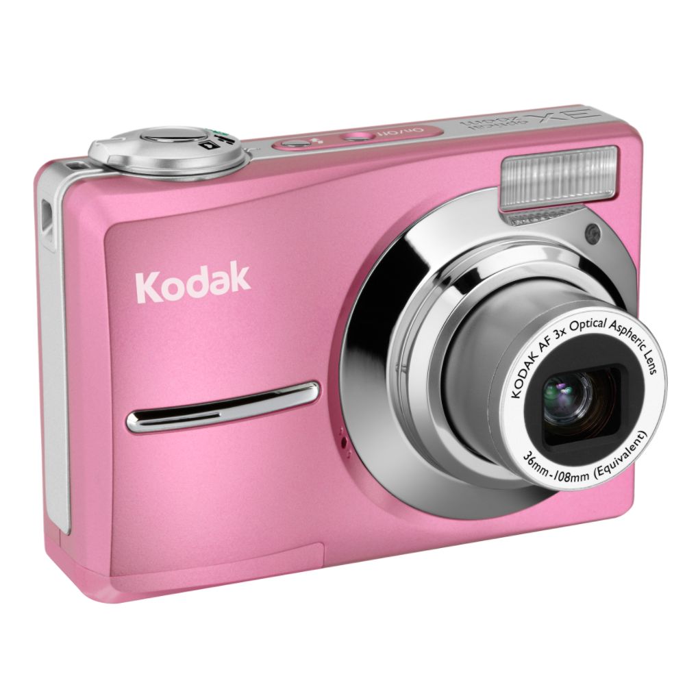 pink kodak digital camera