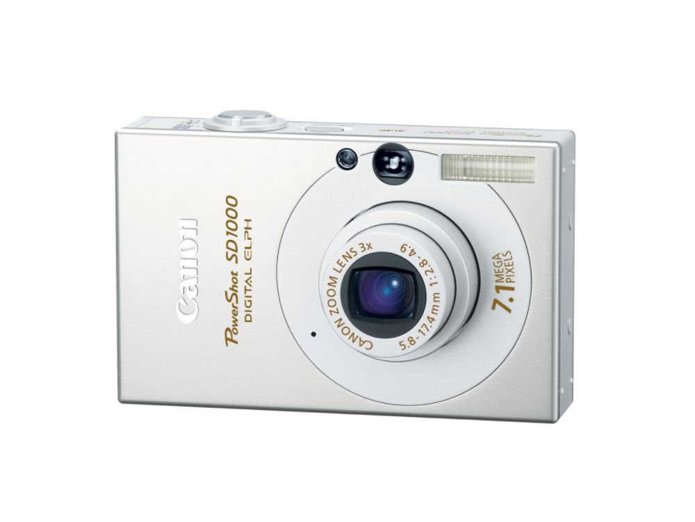 Canon - 7.1MP Digital Camera, PowerShot SD1000 ELPH - Silver