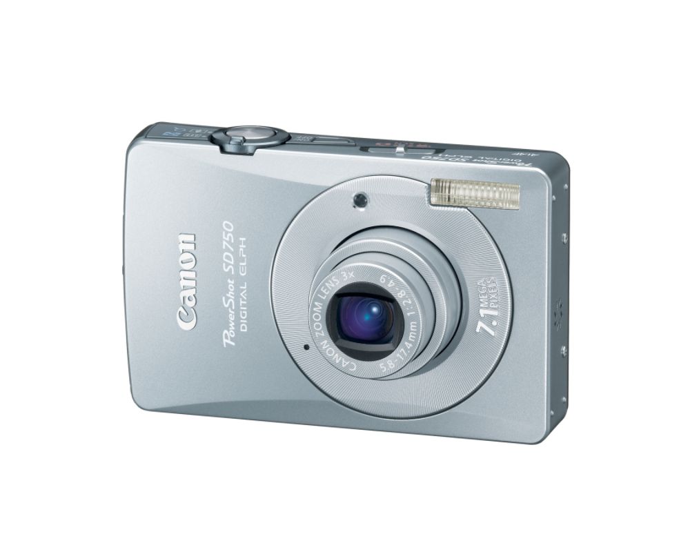 Canon 7.1MP Digital Camera, Powershot SD750 Digital ELPH - Silver