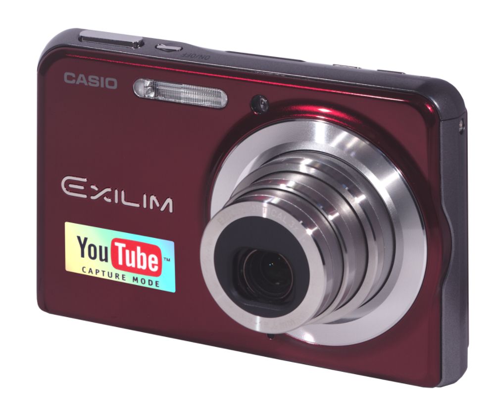Casio - 8.1MP Digital Camera, Red