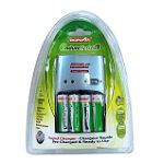 Digipower Rapid AA/AAA Battery Charger with 4 EndureSeries Batteries