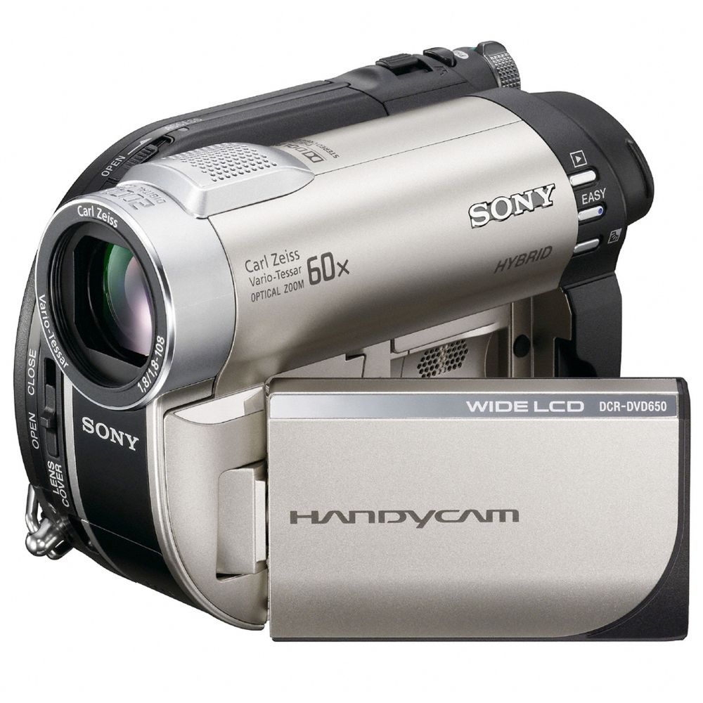 Sony - Hybrid DVD Camcorder, DVD650