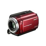 Sony Handycam SR47 60X Optical Zoom 2.7 in LCD Display Digital Camcorder - Red