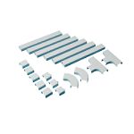 Wire Trak Wire Management Kit for Computers, Beige, Covers 6 ft.