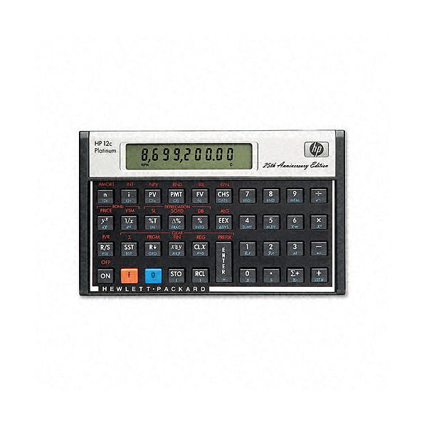 HP 12c Platinum 25th Anniversary Financial Calculator