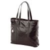 Ultra Laptop Tote Faux-Croc Black
