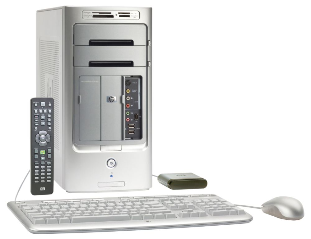 Hewlett Packard 500GB Desktop Computer with HD-DVD ROM & SuperMulti DVD Burner with LightScribe