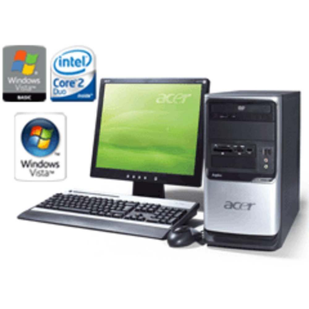 Acer Intel Core 2 Duo Processor E4300 1GB RAM 320GB HD DVDRW Vista Premium