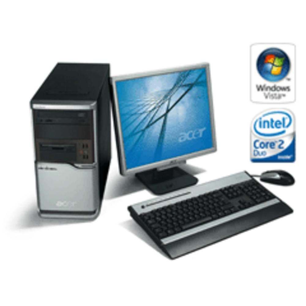 Acer Intel Pentium 4 631 HT 3.0GHz 512MB RAM 80GB HD DVDRW Vista Business