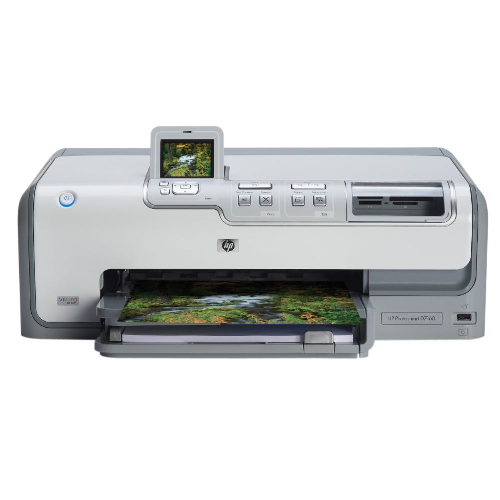 Hewlett Packard Refurbished Inkjet Printer, Photosmart D7160