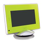 Ality PIXXA 7-Inch Picture Frame (Green)