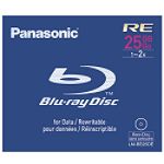Panasonic 25GB SINGLE-SIDED, SINGLE-LAYER WRITE-ONCE BLU-RAY DISC WITH 4X SPEED