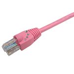 Cables Unlimited 14ft Pink Cat5e Patch Cable w/ Bling and Snagless Boot