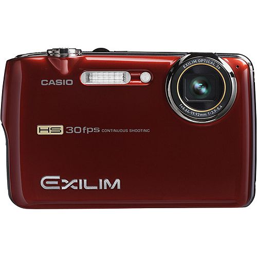 Buy Casio Red 9MP Compact Hi-Speed Digital Camera with 3x Optical Zoom and 2.5