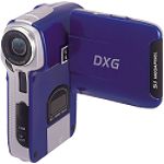 DXG Blue 5MP Ultra-Compact Digital Camcorder with 2.4
