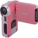 DXG Pink 5MP Ultra-Compact Digital Camcorder with 2.4