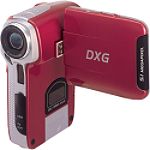 DXG Red 5MP Ultra-Compact Digital Camcorder with 2.4