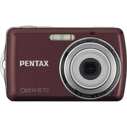Buy Pentax Red 10MP Digital Camera with 3x Optical Zoom and 2.4