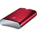 Iomega 1TB eGo Portable Hard Drive, USB 2.0 - Ruby Red