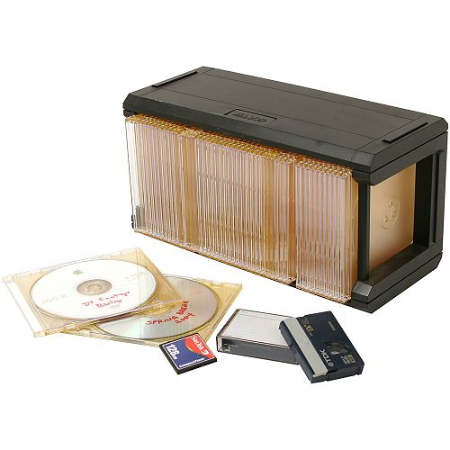 Allsop Storage CD cabinet - Plastic - 25 CD - Black by 