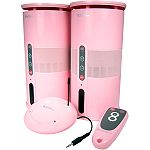 Buy Cables Unlimited 900MHz Pink Wireless Speakers With Remote by DBL Distributing
