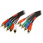 Cables Unlimited Component Video and Audio Cable- Black