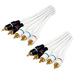 Cables Unlimited Component Video and Audio Cable- White