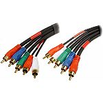 Cables Unlimited Component Video and Audio Cable- Black