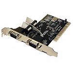 Cables Unlimited 2 Port DB9 Serial Netmos 9835 Chipset PCI I/O Card