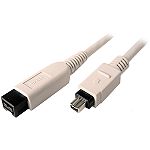 Cables Unlimited 9Pin to 4Pin IEEE 1394B Bilingual Firewire 800 Cable