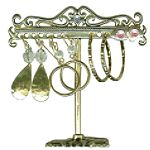 Sears Roebuck and Co. Earring Tree Set Shiny Gold