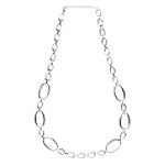 Trifari Silver Shower Necklace