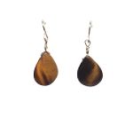 Apostrophe Fish Hook Tear Drop Earrings