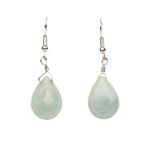 Apostrophe Fish Hook Tear Drop Earrings
