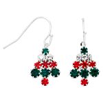 Vieste Silver Small Tree Earrings