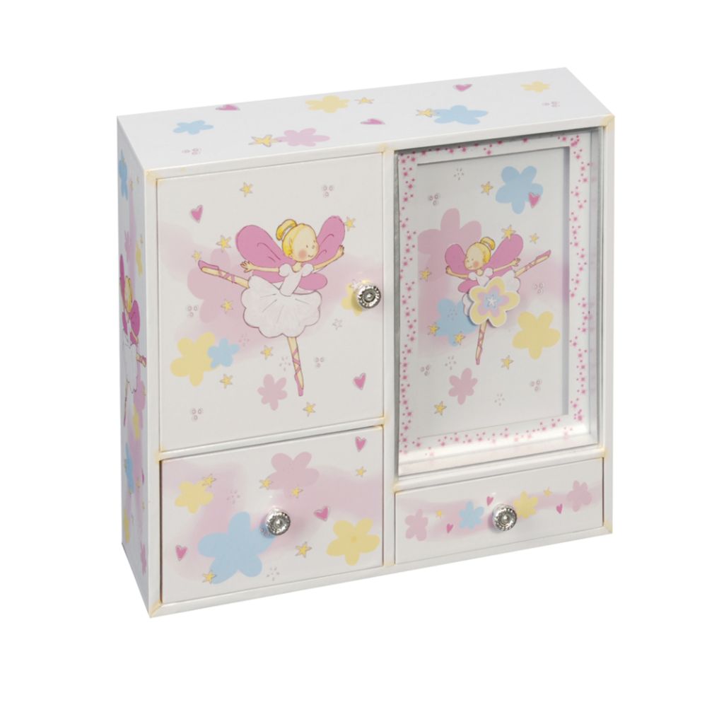 Mele Fairy Bella Girl's Musical Jewelry Box with Twirling Ballerina