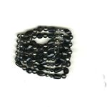 Multiple Bead Wide Stretch Braclet