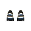 Two Tone Hoop Pierced Earring. Goldplate and Silverplate