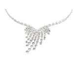 Metaphor Crystal Multistrand Necklace