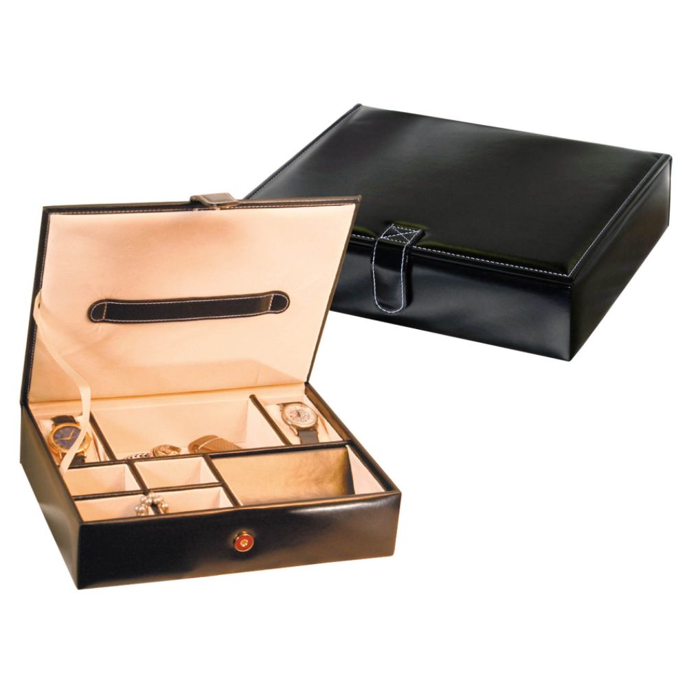 Mens Faux Leather Valet