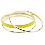 Apostrophe Enamel Multi Bangle Bracelet