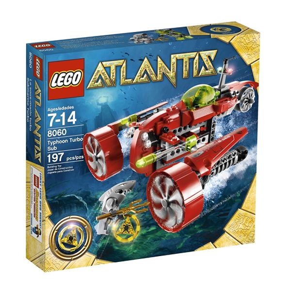 LEGO Typhoon Turbo Sub LEGO Atlantis 8060